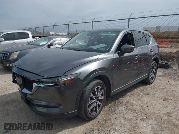 2018 Mazda CX-5 Grand Touring with VIN JM3KFBDMXJ0343777, listed as a IAAI auction lot 41741125 with 78,783 mi miles. Bid and sale history available at carsss.com. Image 2.