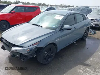 2021 Hyundai Elantra SEL with VIN KMHLM4AG1MU144395, listed as a IAAI auction lot 41748333 with 109,751 mi miles and . Bid and sale history available at carsss.com. Image 2.