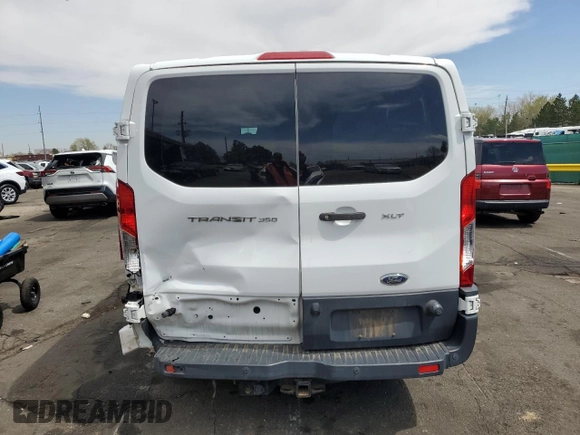 2018 Ford Transit Passenger XL with VIN 1FBZX2ZM1JKA86062, listed as a Copart auction lot 52635295 with 85,346 mi miles and Salvage title. Bid and sale history available at DreamBid. Image 6.
