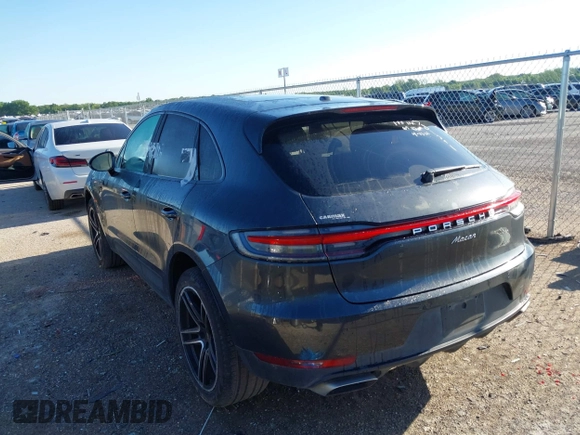2021 Porsche Macan with VIN WP1AA2A52MLB09795, listed as a IAAI auction lot 42075503 with 26,834 mi miles and . Bid and sale history available at DreamBid. Image 3.