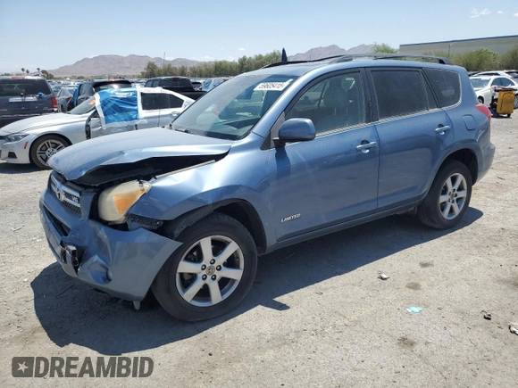 2008 Toyota RAV4 Limited с VIN JTMBK31V686035617, выставлен на аукционе Copart как лот 59605415 с пробегом 211 188 миль миль и Списание • Salvage title. История ставок и продаж доступна на DreamBid. Изображение 1.