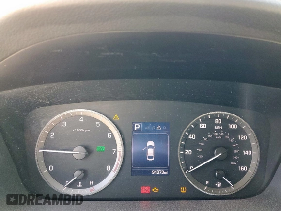 2016 Hyundai Sonata Sport with VIN 5NPE34AF2GH306587, listed as a Copart auction lot 50207365 with 94,373 mi miles and Clean Title. Bid and sale history available at DreamBid. Image 9.