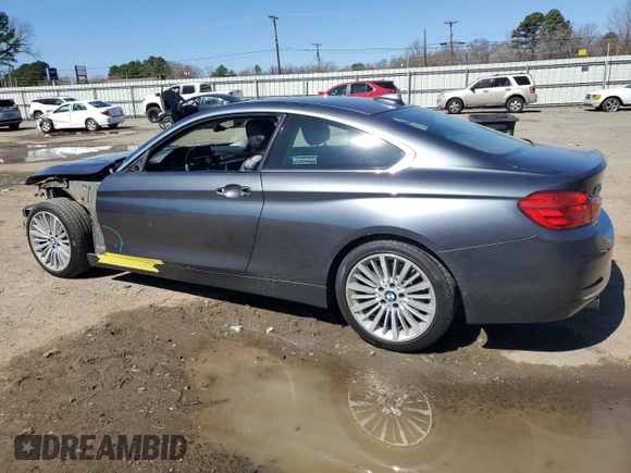 2014 BMW 4 Series 435i with VIN WBA3R1C55EF729211, listed as a Copart auction lot 46887555 with 71,477 mi miles and Salvage Title. Bid and sale history available at carsss.com. Image 2.