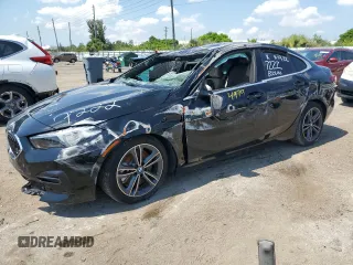 2022 BMW 2 Series 228i with VIN WBA53AK08N7L37222, listed as a Copart auction lot 51824973 with 4,979 mi miles. Bid and sale history available at carsss.com. Image 1.