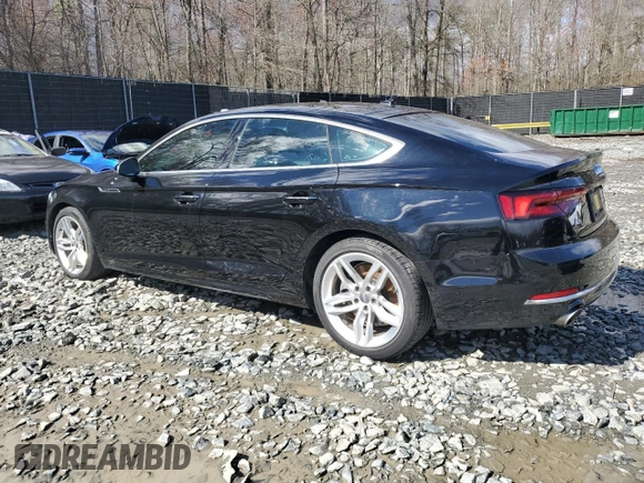 2019 Audi A5 Sportback Premium Plus with VIN WAUBNCF55KA057836, listed as a Copart auction lot 49594144 with 48,259 mi miles and . Bid and sale history available at DreamBid. Image 2.