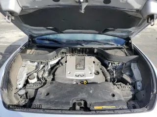 2016 Infiniti QX70 with VIN JN8CS1MW7GM753074, listed as a Copart auction lot 44591025 with 128,120 mi miles and Salvage Title. Bid and sale history available at DreamBid. Image 14.