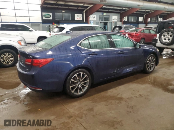 2017 Acura TLX V6 w/Technology Pkg with VIN 19UUB3F53HA002431, listed as a Copart auction lot 84691574 with 186,287 mi miles and Salvage title. Bid and sale history available at DreamBid. Image 3.