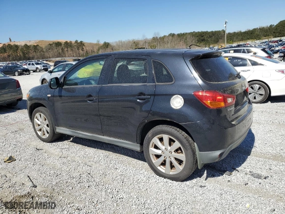 2013 Mitsubishi Outlander Sport ES with VIN 4A4AP3AUXDE006022, listed as a Copart auction lot 50177705 with 160,515 mi miles and Clean Title. Bid and sale history available at carsss.com. Image 2.