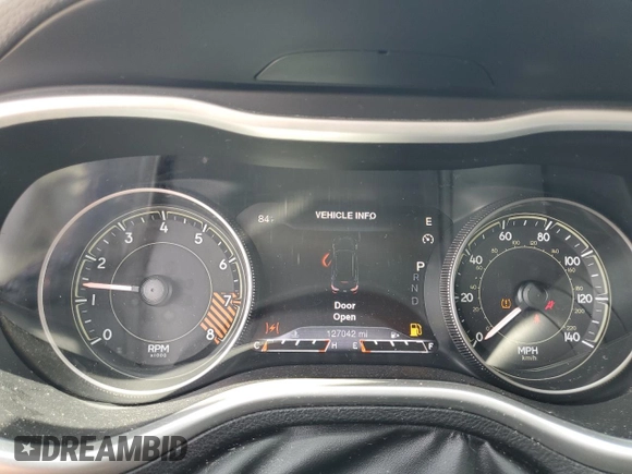 2014 Jeep Cherokee Limited with VIN 1C4PJLDS5EW204516, listed as a Copart auction lot 62329445 with 127,042 mi miles and Salvage title. Bid and sale history available at DreamBid. Image 9.