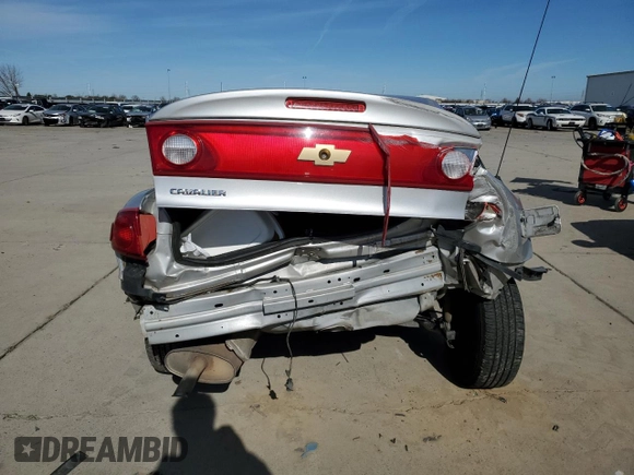 2005 Chevrolet Cavalier with VIN 1G1JC52FX57159304, listed as a Copart auction lot 44377315 with 143,556 mi miles and Salvage Title. Bid and sale history available at DreamBid. Image 6.
