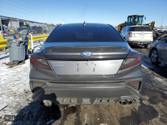 2024 Subaru WRX Premium with VIN JF1VBAH63R9803754, listed as a Copart auction lot 89322505 with 4,238 mi miles and Salvage title. Bid and sale history available at DreamBid. Image 6.