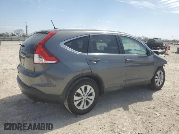 2014 Honda CR-V EX-L with VIN 2HKRM3H70EH529523, listed as a Copart auction lot 48224755 with 142,583 mi miles and Salvage Title. Bid and sale history available at carsss.com. Image 3.