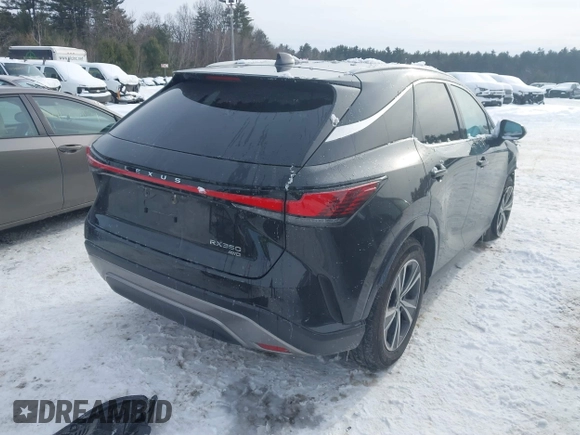 2024 Lexus RX with VIN 2T2BAMCA8RC042688, listed as a IAAI auction lot 41543838 with 6,747 mi miles. Bid and sale history available at carsss.com. Image 4.