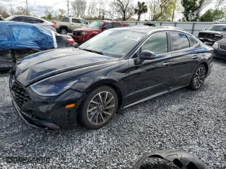 2022 Hyundai Sonata Limited with VIN KMHL34J23NA169938, listed as a Copart auction lot 46823935 with 52,620 mi miles and Non Repairable. Bid and sale history available at carsss.com. Image 1.