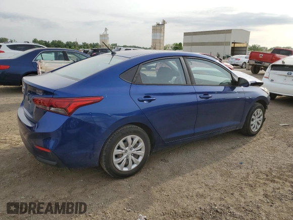 2019 Hyundai Accent SE with VIN 3KPC24A39KE071425, listed as a Copart auction lot 59105263 with 55,432 mi miles. Bid and sale history available at carsss.com. Image 3.