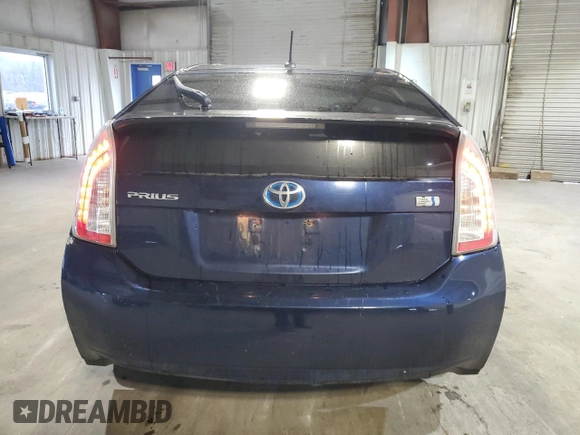 2012 Toyota Prius One with VIN JTDKN3DU5C1568395, listed as a Copart auction lot 53513075 with 217,841 mi miles and Clean Title. Bid and sale history available at DreamBid. Image 6.