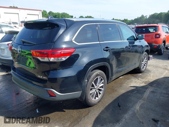 2017 Toyota Highlander XLE with VIN 5TDJZRFH3HS417049, listed as a IAAI auction lot 42535954 with 136,639 mi miles and . Bid and sale history available at DreamBid. Image 4.