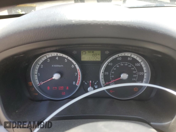 2009 Hyundai Accent Auto GLS с VIN KMHCN46C29U331543, выставлен на аукционе Copart как лот 60161335 с пробегом 132 224 миль миль и Списание • Salvage title. История ставок и продаж доступна на DreamBid. Изображение 9.