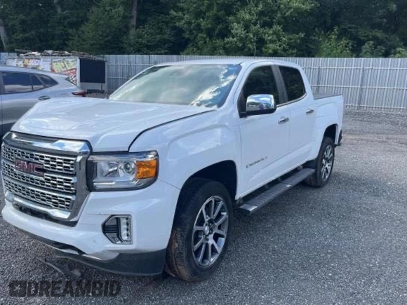2022 GMC Canyon 2WD Denali with VIN 1GTG5EEN5N1119522, listed as a Copart auction lot 74137424 with 30,820 mi miles and Salvage Title. Bid and sale history available at carsss.com. Image 2.