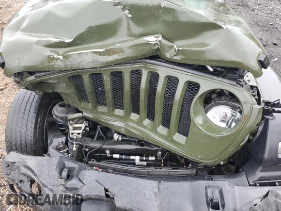 2021 Jeep Wrangler Unlimited Sport S с VIN 1C4HJXDN0MW659729, выставлен на аукционе Copart как лот 61238145 с пробегом 54 565 миль миль и Списание • Salvage title. История ставок и продаж доступна на DreamBid. Изображение 12.