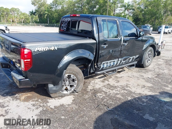2019 Nissan Frontier SV with VIN 1N6AD0EV6KN881397, listed as a IAAI auction lot 42245040 with 39,683 mi miles and . Bid and sale history available at DreamBid. Image 4.