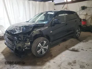 2022 Mitsubishi Outlander Sport ES with VIN JA4APUAU4NU022070, listed as a Copart auction lot 51676345 with 47,182 mi miles and Clean Title. Bid and sale history available at carsss.com. Image 1.