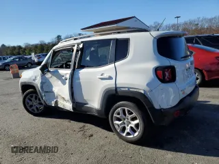 2017 Jeep Renegade Latitude z VIN ZACCJBBB7HPE44129, wystawiony jako Copart lot #87890925 z przebiegiem 73 674 mil mil oraz Szkoda całkowita • Salvage title. Historia ofert i sprzedaży dostępna na DreamBid. Obrazek 2.