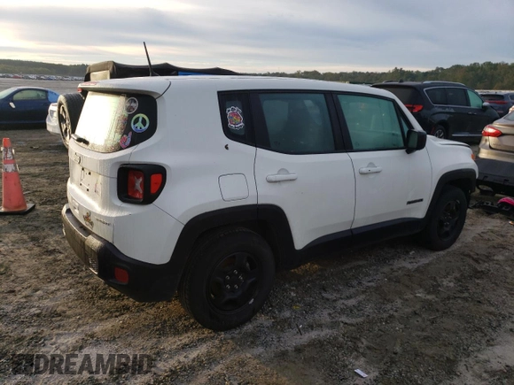 2020 Jeep Renegade Jeepster z VIN ZACNJAAB7LPL00686, wystawiony jako Copart lot #73235514 z przebiegiem 125 983 mil mil oraz Szkoda całkowita • Salvage title. Historia ofert i sprzedaży dostępna na DreamBid. Obrazek 3.