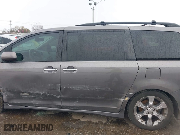 2014 Toyota Sienna SE with VIN 5TDXK3DC4ES434604, listed as a IAAI auction lot 41346434 with 108,633 mi miles and . Bid and sale history available at DreamBid. Image 14.