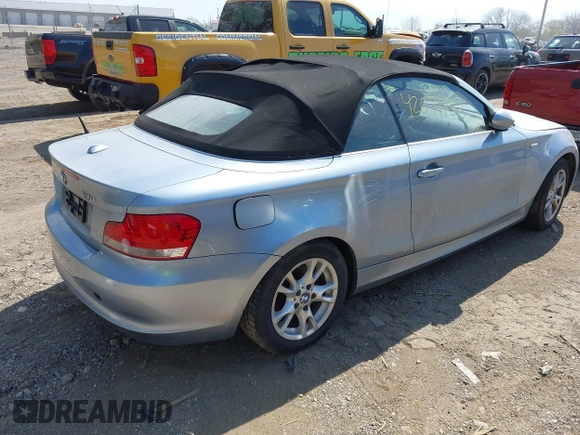 2008 BMW 1 Series 128i with VIN WBAUL73558VJ74120, listed as a IAAI auction lot 42071753 with 180,709 mi miles and . Bid and sale history available at carsss.com. Image 4.