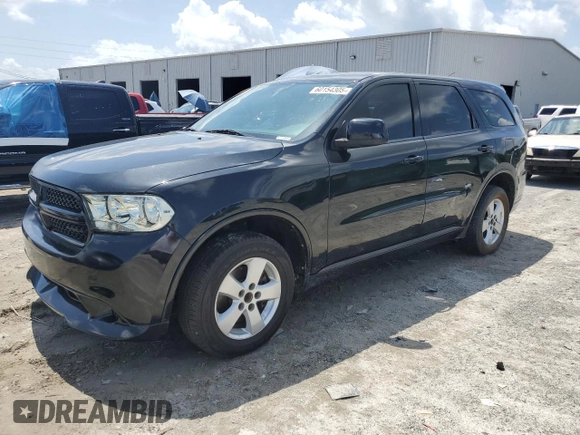 2013 Dodge Durango SXT with VIN 1C4RDHAG1DC651146, listed as a Copart auction lot 60154305 with 185,268 mi miles and Clean title. Bid and sale history available at DreamBid. Image 1.