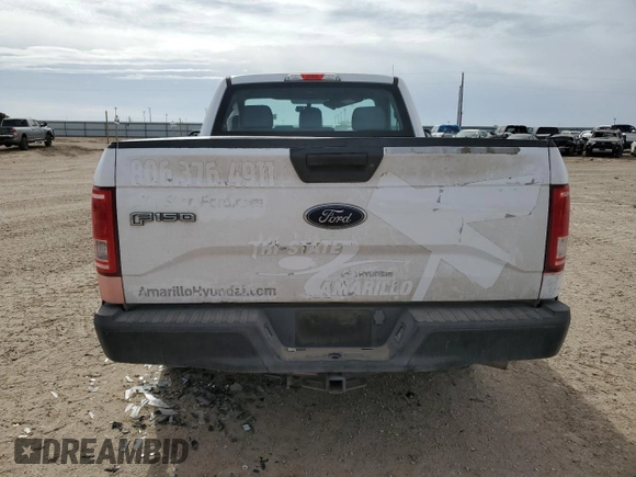 2017 Ford F-150 XL with VIN 1FTMF1C82HKD71605, listed as a Copart auction lot 44378285 with 81,978 mi miles and Salvage Title. Bid and sale history available at carsss.com. Image 6.