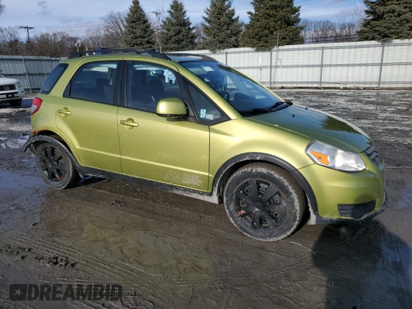 2013 Suzuki SX4 with VIN JS2YB5A48D6100481, listed as a Copart auction lot 46864645 with 98,852 mi miles and Salvage Title. Bid and sale history available at DreamBid. Image 4.