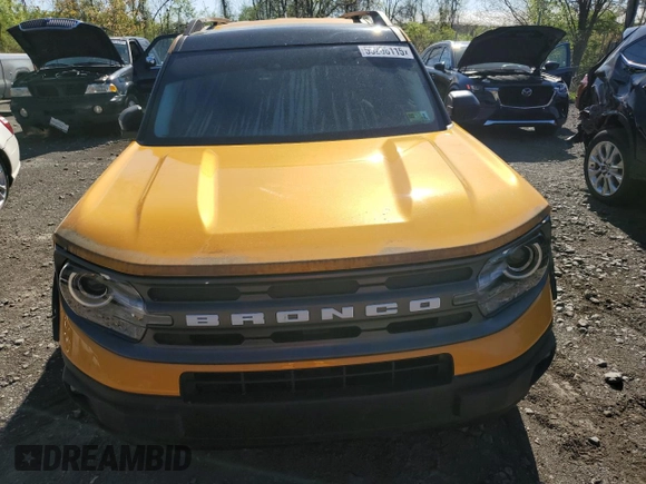 2022 Ford Bronco Sport Big Bend z VIN 3FMCR9B60NRD03775, wystawiony jako Copart lot #55208115 z przebiegiem Nie podano mil oraz Szkoda całkowita • Salvage title. Historia ofert i sprzedaży dostępna na DreamBid. Obrazek 5.