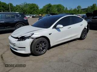 2023 Tesla Model 3 z VIN 5YJ3E1EAXPF510485, wystawiony jako Copart lot #59396905 z przebiegiem 35 451 mil mil oraz Szkoda całkowita • Salvage title. Historia ofert i sprzedaży dostępna na DreamBid. Obrazek 1.