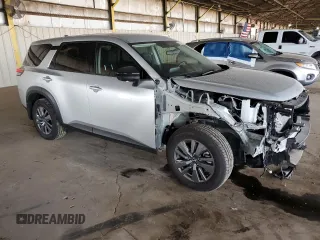 2024 Nissan Pathfinder S with VIN 5N1DR3AA0RC309202, listed as a Copart auction lot 55341725 with 9,549 mi miles and Salvage title. Bid and sale history available at DreamBid. Image 4.