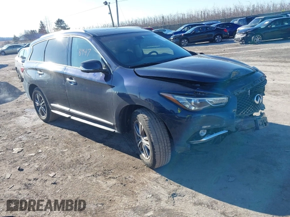 2016 Infiniti QX60 with VIN 5N1AL0MM4GC520196, listed as a IAAI auction lot 41578947 with 90,241 mi miles and . Bid and sale history available at DreamBid. Image 1.