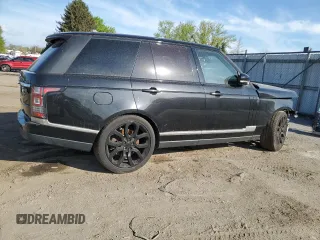 2015 Land Rover Range Rover Supercharged with VIN SALGS2TF9FA236260, listed as a Copart auction lot 53056205 with 112,231 mi miles and Salvage title. Bid and sale history available at DreamBid. Image 3.
