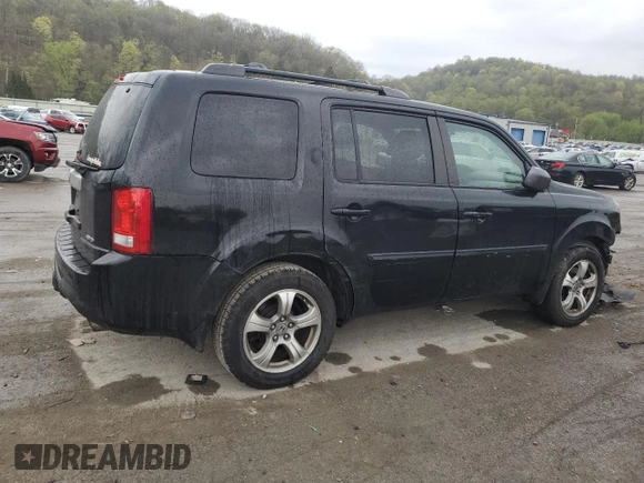 2013 Honda Pilot EX-L with VIN 5FNYF4H67DB040181, listed as a Copart auction lot 54472635 with 158,794 mi miles and Salvage Title. Bid and sale history available at carsss.com. Image 3.