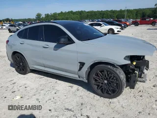 2022 BMW X4 M z VIN 5YM23EC09N9L83620, wystawiony jako Copart lot #58009214 z przebiegiem 21 587 mil mil oraz Szkoda całkowita • Salvage title. Historia ofert i sprzedaży dostępna na DreamBid. Obrazek 4.