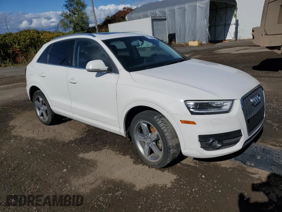 2015 Audi Q3 with VIN WA1EFEFS5FR009981, listed as a Copart auction lot 73714854 with 157,693 mi miles and Salvage title. Bid and sale history available at DreamBid. Image 4.
