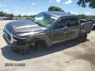 2019 Ram 1500 Limited with VIN 1C6SRFHT5KN647751, listed as a Copart auction lot 61383915 with 80,380 mi miles and Non repairable. Bid and sale history available at DreamBid. Image 1.