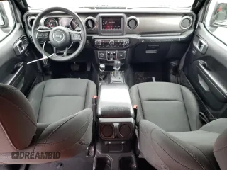 2021 Jeep Wrangler Unlimited Willys with VIN 1C4HJXDN2MW515423, listed as a Copart auction lot 55678745 with 42,169 mi miles and Salvage Title. Bid and sale history available at DreamBid. Image 8.