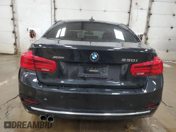 2017 BMW 3 Series 330i xDrive with VIN WBA8D9G3XHNU65814, listed as a Copart auction lot 87480984 with 60,195 mi miles and Salvage title. Bid and sale history available at DreamBid. Image 6.