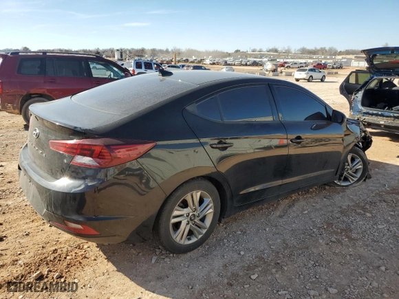 2020 Hyundai Elantra SEL with VIN 5NPD84LF6LH536556, listed as a Copart auction lot 46227935 with 147,768 mi miles and Salvage Title. Bid and sale history available at carsss.com. Image 3.