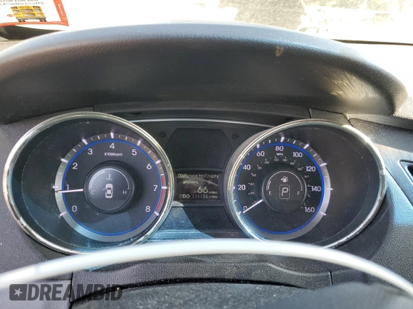 2011 Hyundai Sonata GLS with VIN 5NPEB4ACXBH225550, listed as a Copart auction lot 54182365 with 111,126 mi miles and Salvage Title. Bid and sale history available at carsss.com. Image 9.