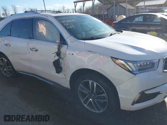 2018 Acura MDX Sport Hybrid w/Advance Pkg with VIN 5J8YD7H78JL000864, listed as a IAAI auction lot 41018072 with 150,815 mi miles. Bid and sale history available at carsss.com. Image 13.