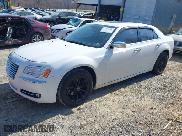 2012 Chrysler 300 Limited with VIN 2C3CCACG8CH252814, listed as a IAAI auction lot 41780016 with 176,901 mi miles. Bid and sale history available at carsss.com. Image 2.