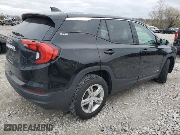 2018 GMC Terrain SLE with VIN 3GKALMEV7JL386710, listed as a Copart auction lot 50575765 with 79,272 mi miles and Salvage Title. Bid and sale history available at carsss.com. Image 3.
