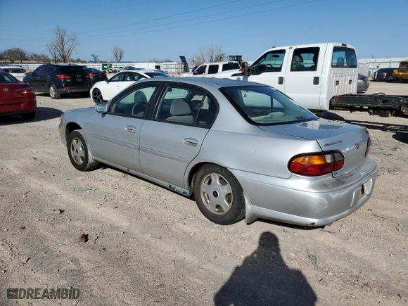 2001 Chevrolet Malibu LS with VIN 1G1NE52J016167556, listed as a Copart auction lot 48814325 with 186,935 mi miles and Salvage Title. Bid and sale history available at carsss.com. Image 2.